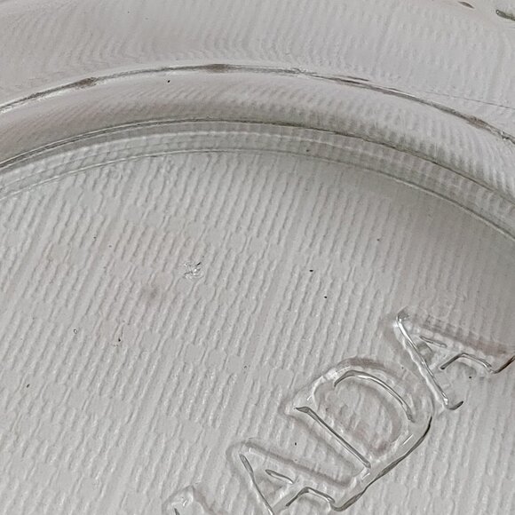 Vintage RAMADA Hotel Ashtray Green Tinted Glass - Picture 3 of 4